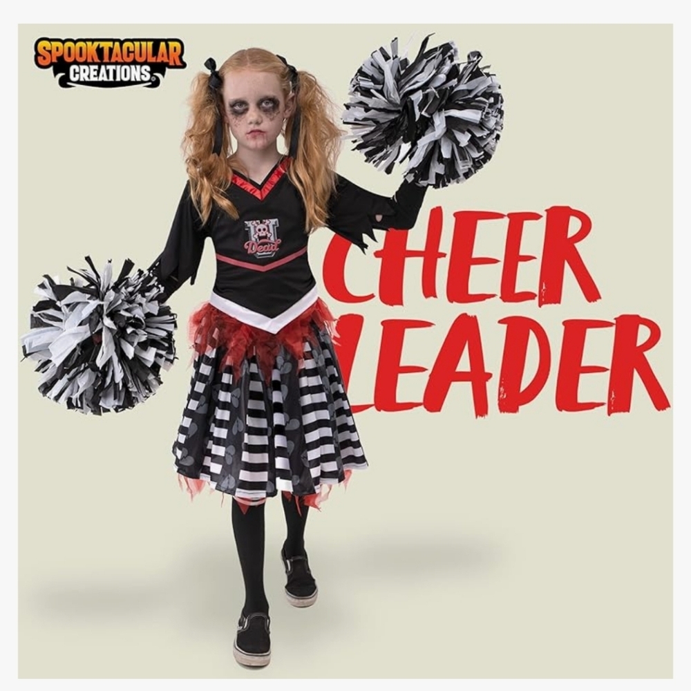 Spooktacular Creations Spiritless Cheerleader Costume XXL 12-14